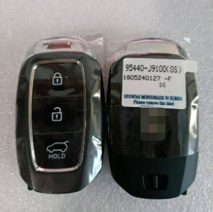 433MHz 3 Button parça numarası 95440-J9100 47 Chip Akıllı Anahtar Hyundai Kona için